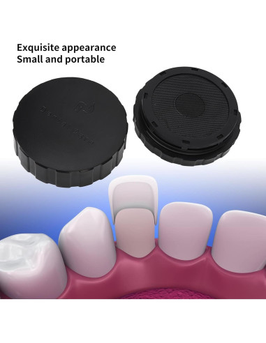 Caja de Almacenamiento Dental ZJchao Redonda Reutilizable