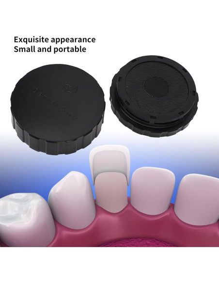 Caja de Almacenamiento Dental ZJchao Redonda Reutilizable
