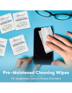 Toallitas para Lentes Care Touch - 210 Prehumedecidas 2