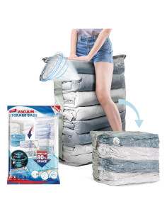 Bolsas de Almacenamiento al Vacío TAILI Jumbo 6 Pcs 79x102 cm