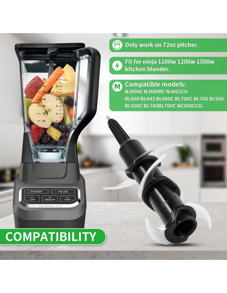 Cuchilla de Reemplazo Ninja 6 Aletas 178g para Licuadora Cuchilla de Reemplazo Ninja 6 Aletas 178g para Licuadora