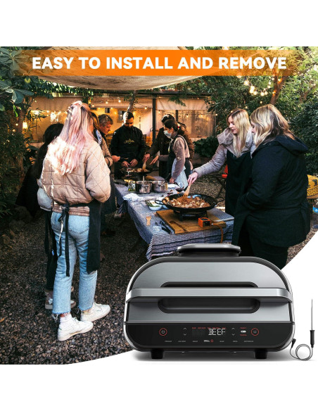 Sonda de Termómetro Inteligente Semaiki para Parrilla Ninja y LG