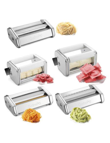 Juego de Accesorios para Pasta CucinaPro - 5 Cortadores Manuales