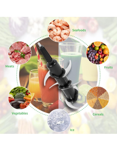 Cuchilla de Reemplazo Ninja 6 Aletas 178g para Licuadora