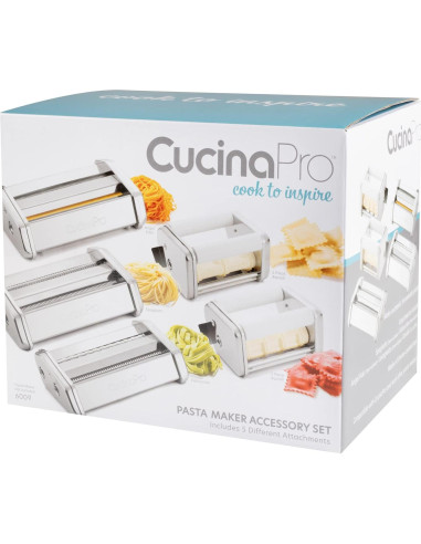 Juego de Accesorios para Pasta CucinaPro - 5 Cortadores Manuales