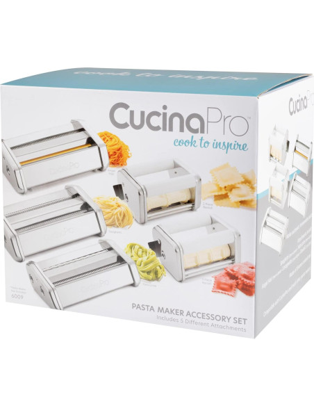 Juego de Accesorios para Pasta CucinaPro - 5 Cortadores Manuales