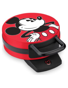 Máquina de Waffles Disney Mickey Mouse 800W Rojo DCM-12