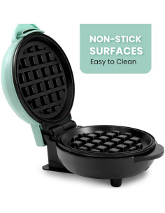 Mini Waffle Maker Elite Gourmet EWM013M 12,7 cm Antiadherente 2