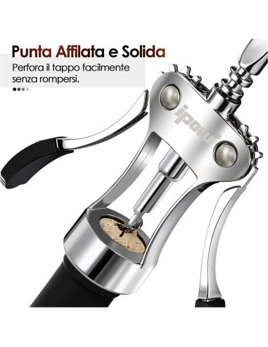 Abridor de Vino IPOW WS01 Multifuncional Plateado