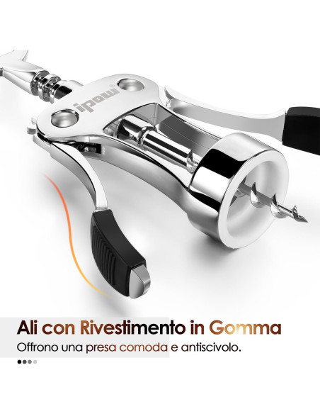 Abridor de Vino IPOW WS01 Multifuncional Plateado