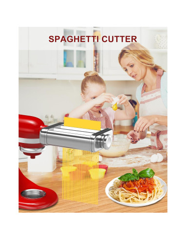 Accesorio de Pasta 3 en 1 NEWSETS para Mezclador KitchenAid