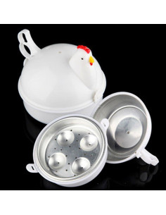 Hervidor de Huevos KASCLINO para Microondas 4 Huevos 2