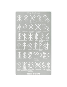 Plantilla de Metal Reutilizable Aleks Melnyk 4x7" para Pirógrafía