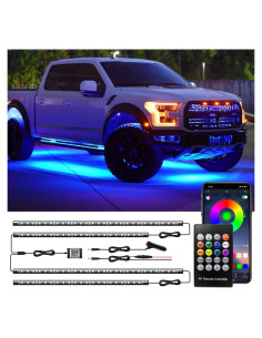 Kit de Iluminación LED Underglow Yielinth YLCUL001, 16 Colores RGB