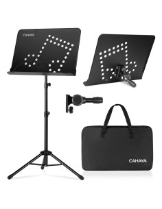 Soporte de Partituras CAHAYA Ajustable 3 en 1 80-142 cm