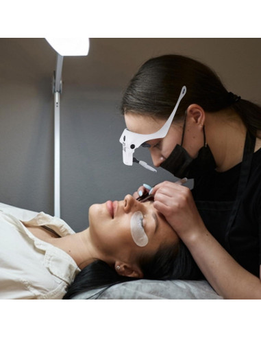 Lupa de Cabeza YOCTOSUN con 4 Luces LED y 5 Lentes Intercambiables