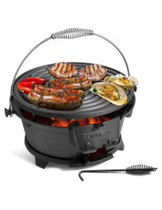 Parrilla Hibachi IronMaster R36E Hierro Fundido Portátil