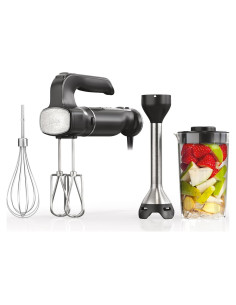 Batidora de Mano Ninja CI101, 750W, 5 Velocidades, Negro