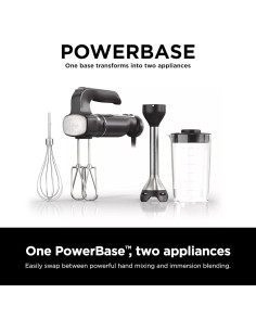 Batidora de Mano Ninja CI101, 750W, 5 Velocidades, Negro 2