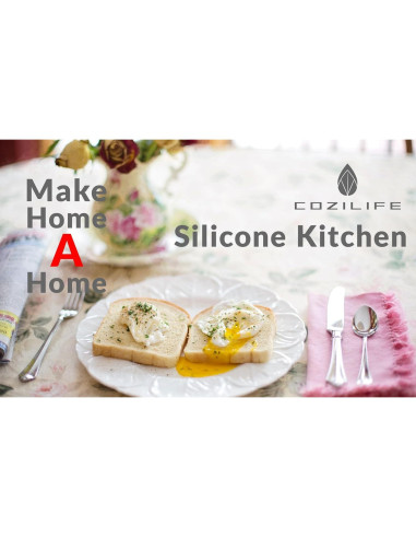 Cocedor de Huevos COZILIFE 4 Piezas Silicona Antiadherente
