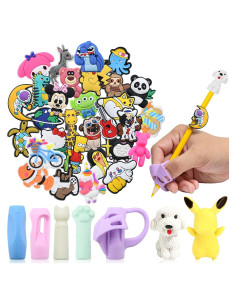 Conjunto de Adornos para Lápices Kawaii 37Pcs QIONG