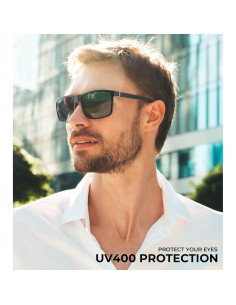 Gafas de sol polarizadas KALIYADI unisex 3 paquetes UV 2