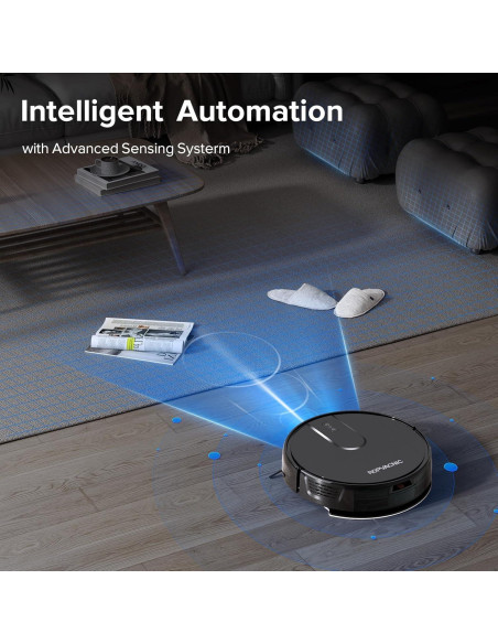 Aspiradora Robot ROPVACNIC S1 2-en-1 con Mopa y 4000Pa