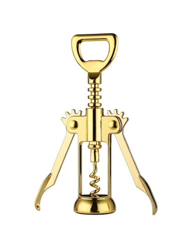 Abridor de Vino y Cerveza JXS Dorado Multifuncional