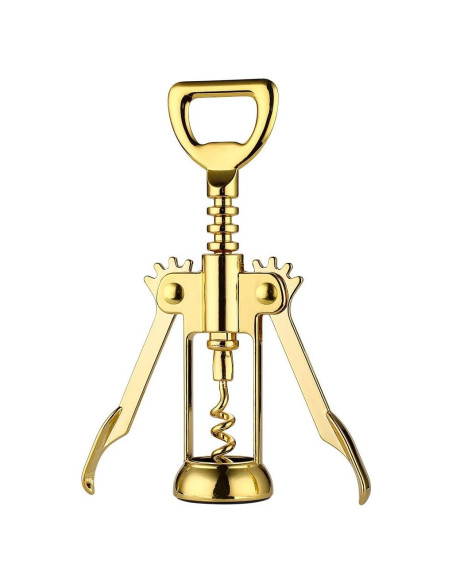 Abridor de Vino y Cerveza JXS Dorado Multifuncional