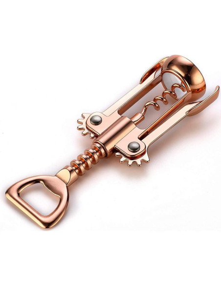 Abridor de Vino y Cerveza JXS Dorado Multifuncional