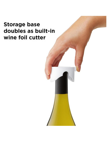 Abridor de Vino Eléctrico Rabbit Compacto con Cortador Integrado