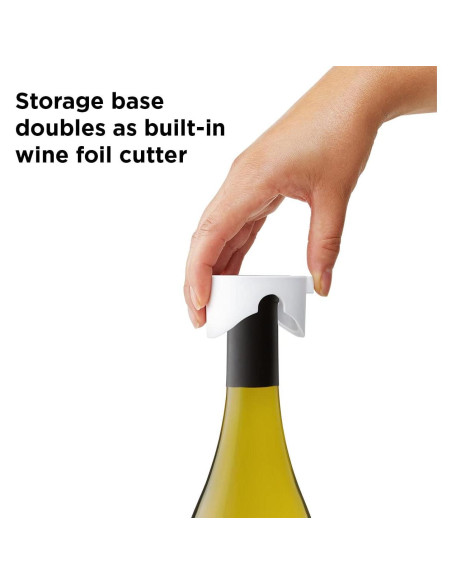 Abridor de Vino Eléctrico Rabbit Compacto con Cortador Integrado