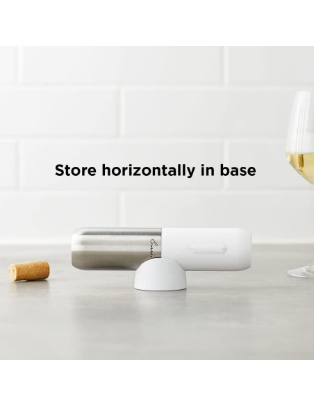 Abridor de Vino Eléctrico Rabbit Compacto con Cortador Integrado