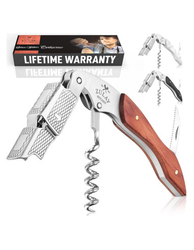 Abridor de Vino Zulay Kitchen Doble Bisagra Acero Inoxidable