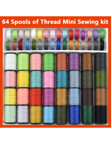 Kit de Costura 100 Piezas Renashed - Hilo, Agujas, Tijeras