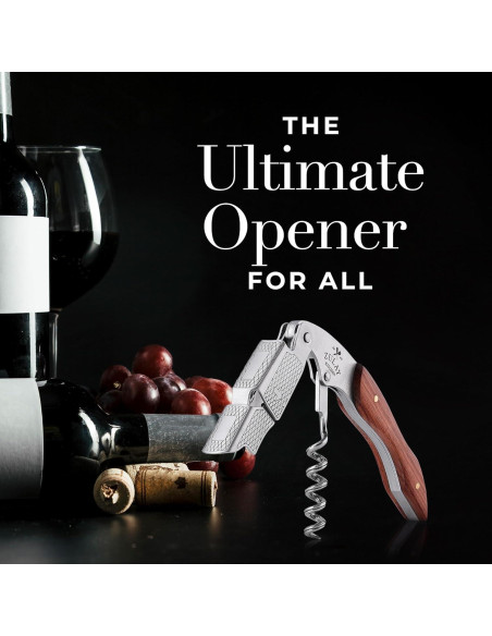 Abridor de Vino Zulay Kitchen Doble Bisagra Acero Inoxidable