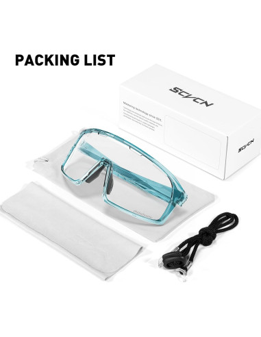 Gafas de Ciclismo SCVCN Fotoquímicas UV400 Ajustables