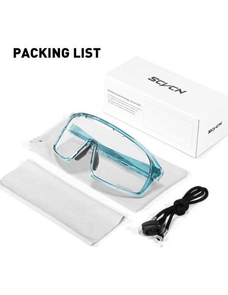 Gafas de Ciclismo SCVCN Fotoquímicas UV400 Ajustables