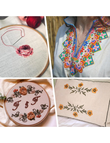 Kit de Costura 100 Piezas Renashed - Hilo, Agujas, Tijeras