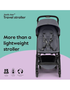 Carrito Joolz Aer+ Plegable Ligero para Bebé - Gris Piedra 2