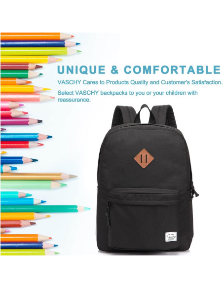 Mochila Ligera VASCHY Negra 20L Resistente al Agua Mochila Ligera VASCHY Negra 20L Resistente al Agua