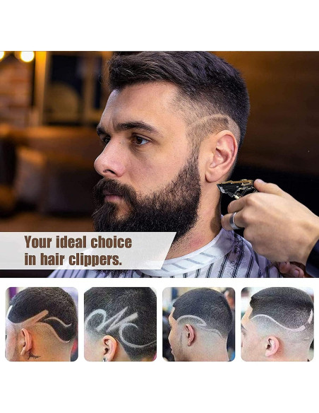 Cortadora de Cabello AMULISS AU-JM-700AL Inalámbrica LED