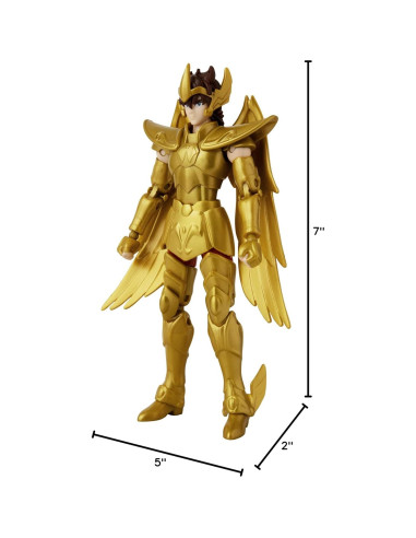 Figura de Acción Sagitario Aiolos Anime Heroes Bandai 16.5 cm