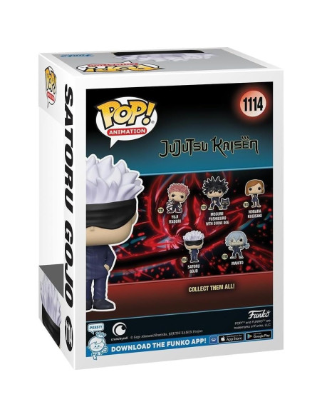 Funko Pop Jujutsu Kaisen Satoru Gojo Figura Vinilo 11.4 cm