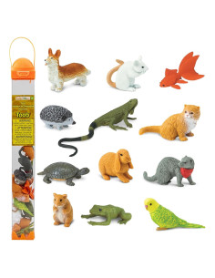 Figuras de Mascotas Domésticas Safari Ltd - 12 Piezas Educativas
