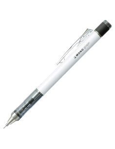 Lápiz Mecánico Tombow Monograph 0.5mm Blanco con Goma