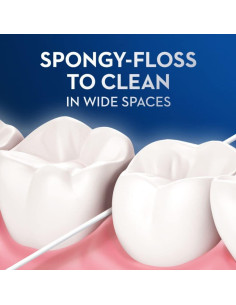Hilo Dental Oral-B para Brackets Menta 100 Hilos Pre-Cortados 2
