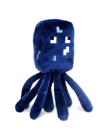 Peluche Calamar Minecraft Jazwares 17.8 cm Suave
