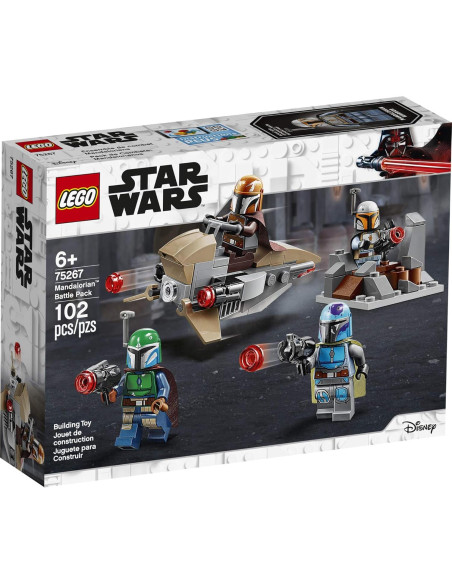 LEGO Star Wars Paquete de Batalla Mandaloriano 75267 102 Piezas LEGO Star Wars Paquete de Batalla Mandaloriano 75267 102 Piezas
