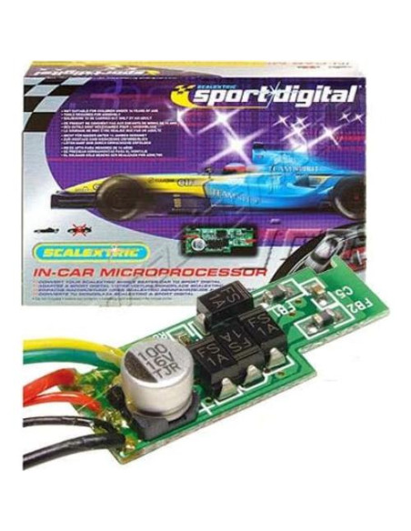Chip Digital Scalextric C7005 para Coches Ruedas Abiertas